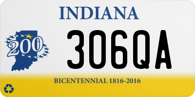 IN license plate 306QA