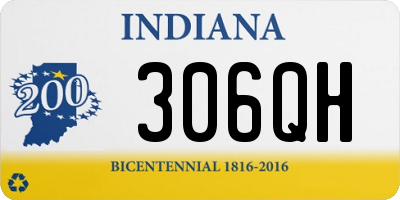 IN license plate 306QH