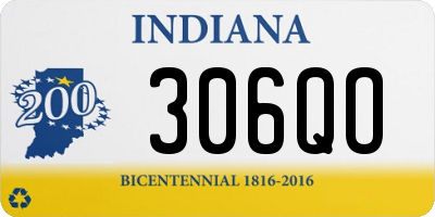 IN license plate 306QO