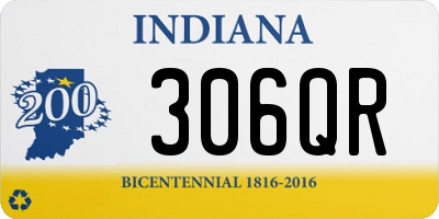 IN license plate 306QR