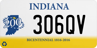 IN license plate 306QV