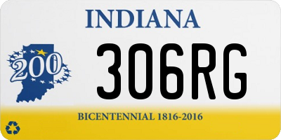 IN license plate 306RG