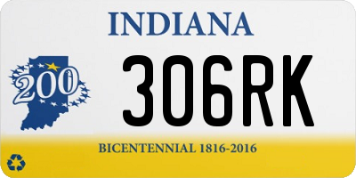 IN license plate 306RK