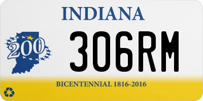 IN license plate 306RM