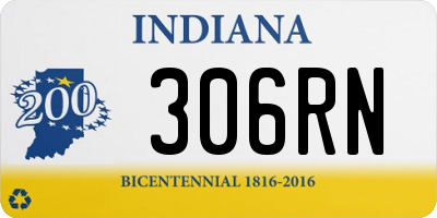 IN license plate 306RN