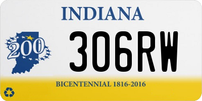 IN license plate 306RW