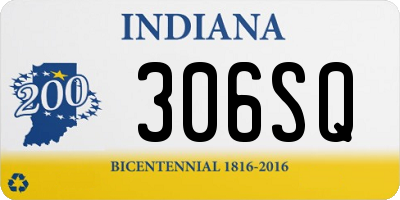 IN license plate 306SQ