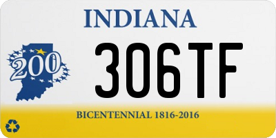 IN license plate 306TF