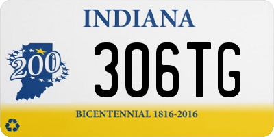 IN license plate 306TG