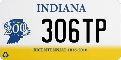 IN license plate 306TP