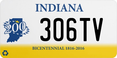 IN license plate 306TV