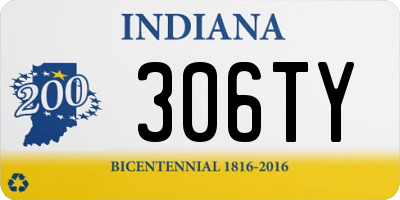 IN license plate 306TY