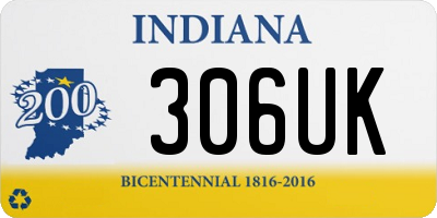 IN license plate 306UK