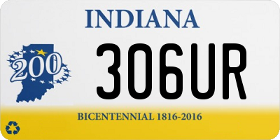 IN license plate 306UR