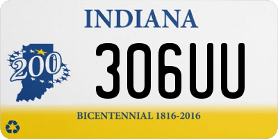 IN license plate 306UU
