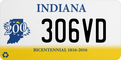 IN license plate 306VD