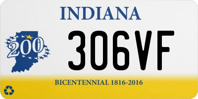 IN license plate 306VF