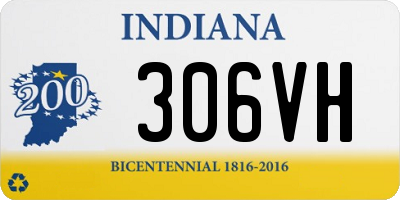 IN license plate 306VH