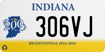 IN license plate 306VJ