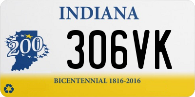 IN license plate 306VK