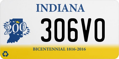 IN license plate 306VO