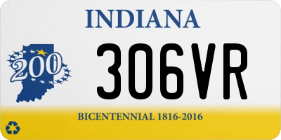 IN license plate 306VR