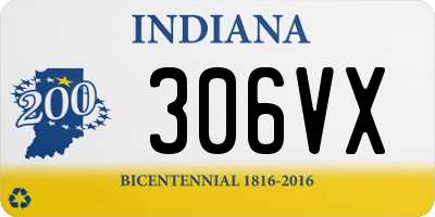 IN license plate 306VX