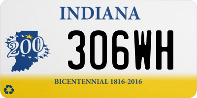 IN license plate 306WH