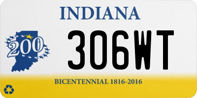 IN license plate 306WT
