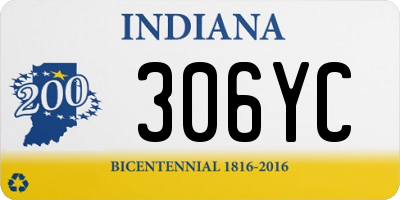 IN license plate 306YC