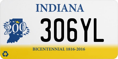 IN license plate 306YL