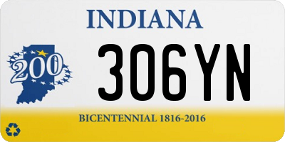 IN license plate 306YN