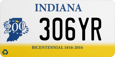 IN license plate 306YR