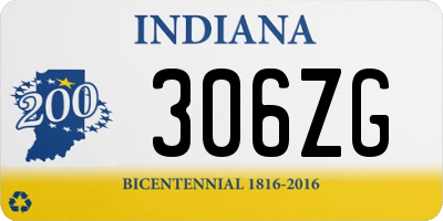 IN license plate 306ZG