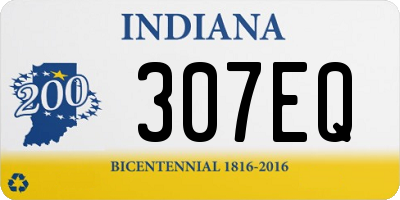 IN license plate 307EQ