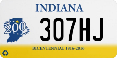 IN license plate 307HJ