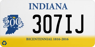 IN license plate 307IJ