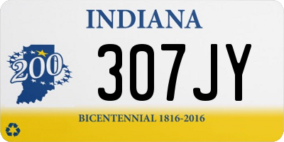 IN license plate 307JY