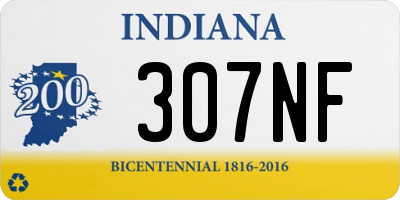 IN license plate 307NF