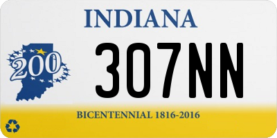 IN license plate 307NN