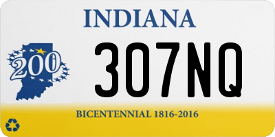 IN license plate 307NQ