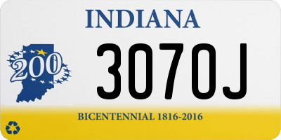 IN license plate 307OJ