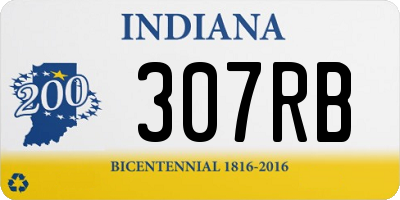 IN license plate 307RB