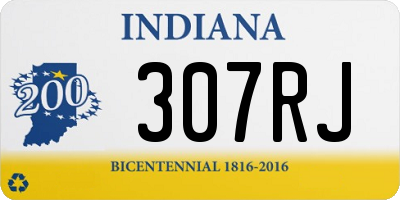 IN license plate 307RJ