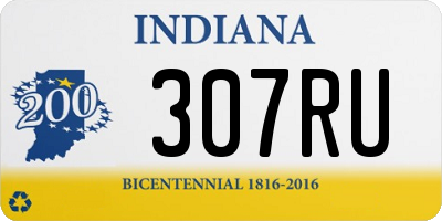 IN license plate 307RU