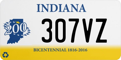 IN license plate 307VZ