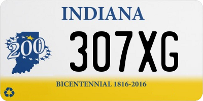 IN license plate 307XG