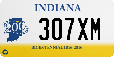 IN license plate 307XM