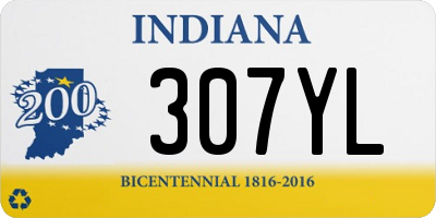 IN license plate 307YL