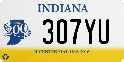 IN license plate 307YU